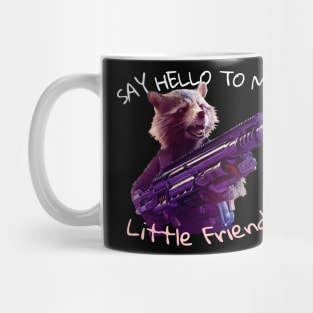 Rocket Raccoon black T-shirt Mug